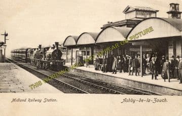 Ashby-de-la-Zouch Railway Station Photo. Swannington to Moira & Worthington (1)