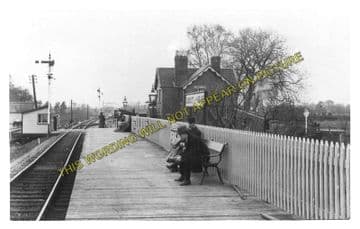 Ashcott & Meare Railway Station Photo. Glastonbury - Shapwick. S&DJR. (4)