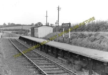 Ashdon Railway Station Photo. Bartlow - Saffron Walden. Audley End Line. (1)