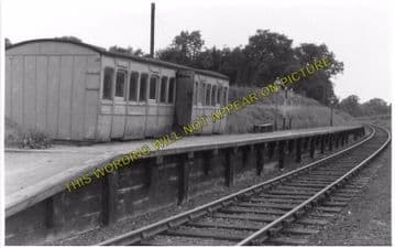 Ashdon Railway Station Photo. Bartlow - Saffron Walden. Audley End Line. (5)