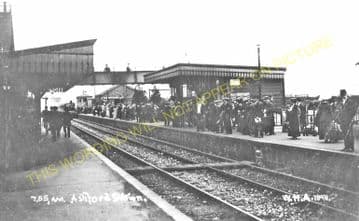 Ashford Railway Station Photo. Feltham - Staines. Twickenham Line. (2)