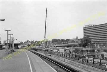 Ashford Railway Station Photo. Pluckley - Smeeth Line. SE&CR. (21).