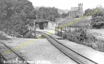 Ashover Butts Railway Station Photo. Clay Cross Line. Ashover Light Railway. (2)