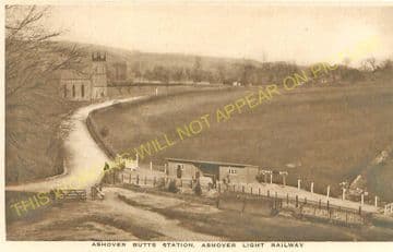 Ashover Butts Railway Station Photo. Clay Cross Line. Ashover Light Railway. (6)