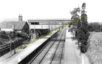 Ashperton Railway Station Photo. Ledbury - Stoke Edith. Hereford Line. (1)