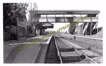 Ashperton Railway Station Photo. Ledbury - Stoke Edith. Hereford Line. (2).