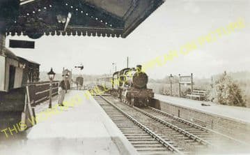 Ashperton Railway Station Photo. Ledbury - Stoke Edith. Hereford Line. (3).