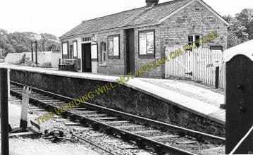 Ashton Railway Station Photo. Christow - Trusham. Exeter to Heathfield Line. (1)