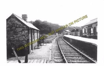 Ashton Railway Station Photo. Christow - Trusham. Exeter to Heathfield Line. (2)