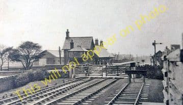 Askam Railway Station Photo. Barrow - Kirkby. Foxfield and Millom Line. (7)