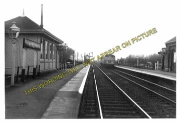 Aslockton Railway Station Photo. Elton & Orston - Bingham. Nottingham Line. (3)