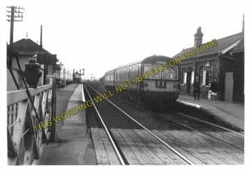 Aslockton Railway Station Photo. Elton & Orston - Bingham. Nottingham Line. (4)