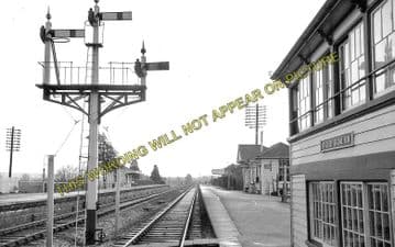 Athelney Railway Station Photo. Langport to Durston and Taunton Line. GWR. (2)