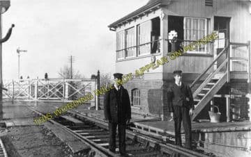 Athelney Railway Station Photo. Langport to Durston and Taunton Line. GWR. (3)