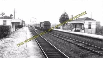 Athelney Railway Station Photo. Langport to Durston and Taunton Line. GWR. (4)