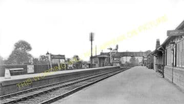 Attenborough Railway Station Photo. Trent - Beeston. Nottingham Line. (2)