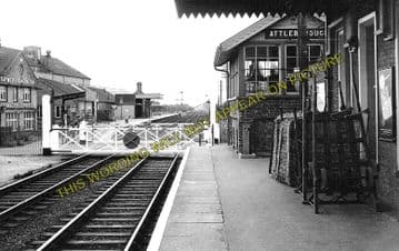Attleborough Railway Statin Photo. Spooner Row - Eccles Road. Wymondham Line (3)