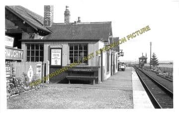 Auchtermuchty Railway Station Photo. Ladybank - Strathmiglo. Mawcarse Line. (1)..