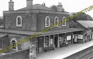 Audley End Railway Station Photo. Newport - Saffron Walden Line. (1)