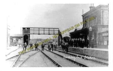 Audley End Railway Station Photo. Newport - Saffron Walden Line. (4)