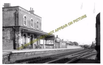 Audley End Railway Station Photo. Newport - Saffron Walden Line. (6)