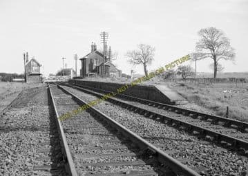 Authorpe Railway Station Photo. Aby - Legbourne Road. Louth Line. GNR. (3)