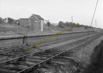Authorpe Railway Station Photo. Aby - Legbourne Road. Louth Line. GNR. (7)