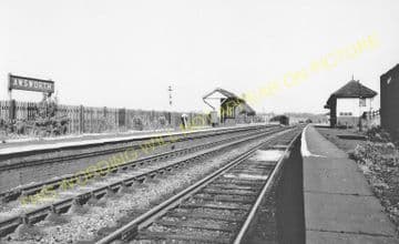 Awsworth Railway Station Photo. Kimberley - Ilkeston. Nottingham to Derby. (2)