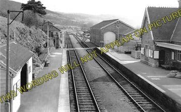 Axbridge Railway Station Photo. Winscombe - Cheddar. Yatton to Wells Line. (2)