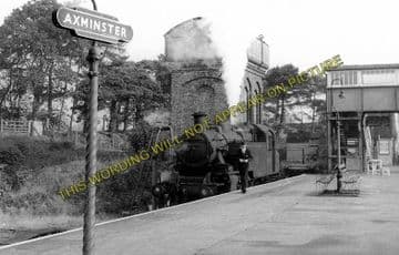 Axminster Railway Station Photo. Chard - Seaton Jct. Yeovil to Honiton Line. (3)