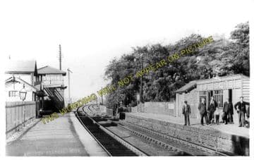 Aycliffe Railway Station Photo. Darlington - Bradbury. Durham Line. (1)
