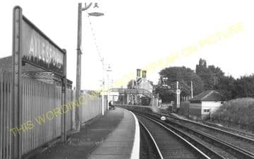 Aylesford Railway Station Photo. Maidstone - Snodland. Rochester Line. SECR (5)