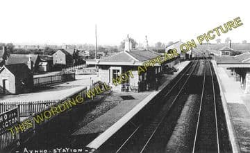 Aynho Railway Station Photo. King's Sutton - Fritwell. Banbury to Oxford. (1)