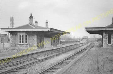 Aynho Railway Station Photo. King's Sutton - Fritwell. Banbury to Oxford. (8).