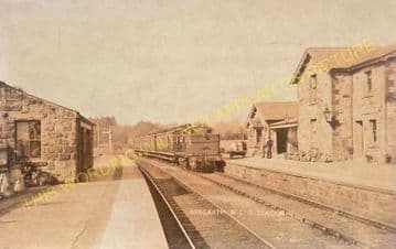 Aysgarth Railway Station Photo. Redmire - Askrigg. Wensley to Hawes Line. (5)
