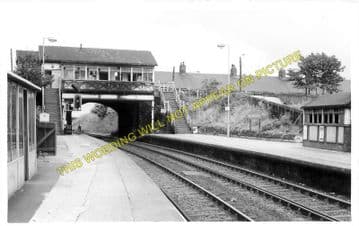 Backworth Railway Station Photo. Newcastle - Whitley Bay. North Eastern Rly. (3)