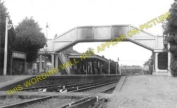 Bagshot Railway Station Photo. Ascot & Sunninghill - Camberley. Frimley Line (2)