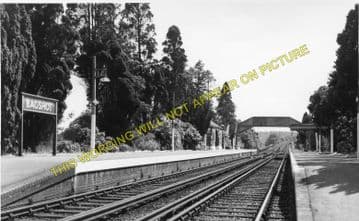 Bagshot Railway Station Photo. Ascot & Sunninghill - Camberley. Frimley Line (3)