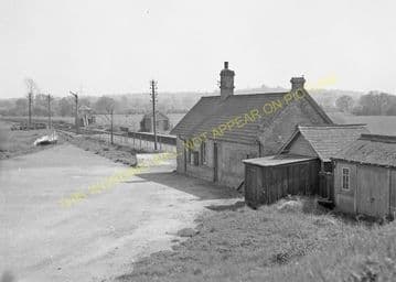 Bailey Gate Railway Station Photo. Spetisbury - Broadstone Junction. S&DJR (10)