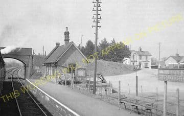 Bailey Gate Railway Station Photo. Spetisbury - Broadstone Junction. S&DJR (16).