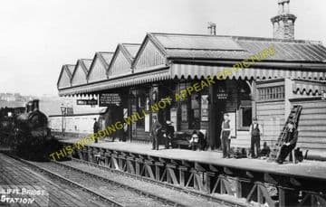 Bailiff Bridge Railway Station Photo. Wyke & Norwood Green - Clifton Road. (1)