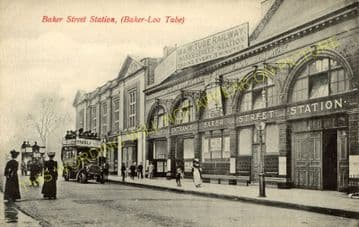 Baker Street Railway Station Photo. Paddington - Euston. Underground Railway (9)