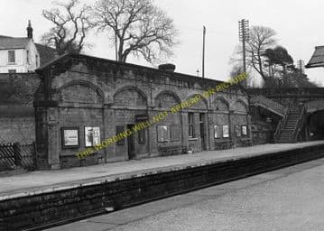 Bakewell Railway Station Photo. Hassop -  Rowsley. Buxton to Cromford Line. (14)