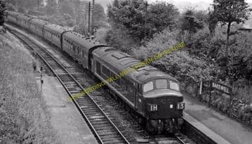 Bakewell Railway Station Photo. Hassop -  Rowsley. Buxton to Cromford Line. (15)
