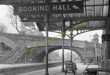 Bakewell Railway Station Photo. Hassop -  Rowsley. Buxton to Cromford Line. (9)