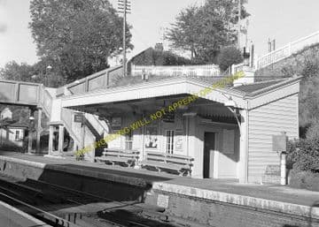 Balcombe Railway Station Photo. Haywards Heath - Three Bridges. LB&SCR. (7)