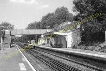 Balcombe Railway Station Photo. Haywards Heath - Three Bridges. LB&SCR. (8)