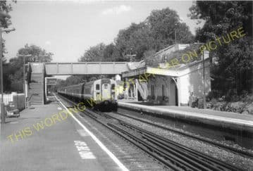 Balcombe Railway Station Photo. Haywards Heath - Three Bridges. LB&SCR. (9)