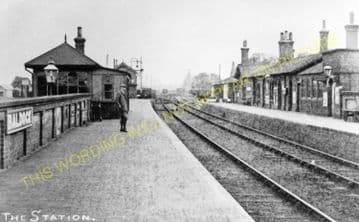 Baldock Railway Station Photo. Ashwell - Letchworth. Royston to Hitchin Line (1)..