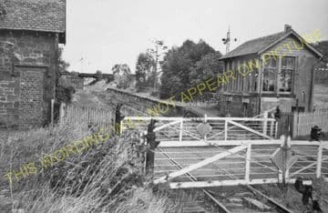 Balfron Railway Station Photo. Buchlyvie to Gartness and Killearn Lines. (1).